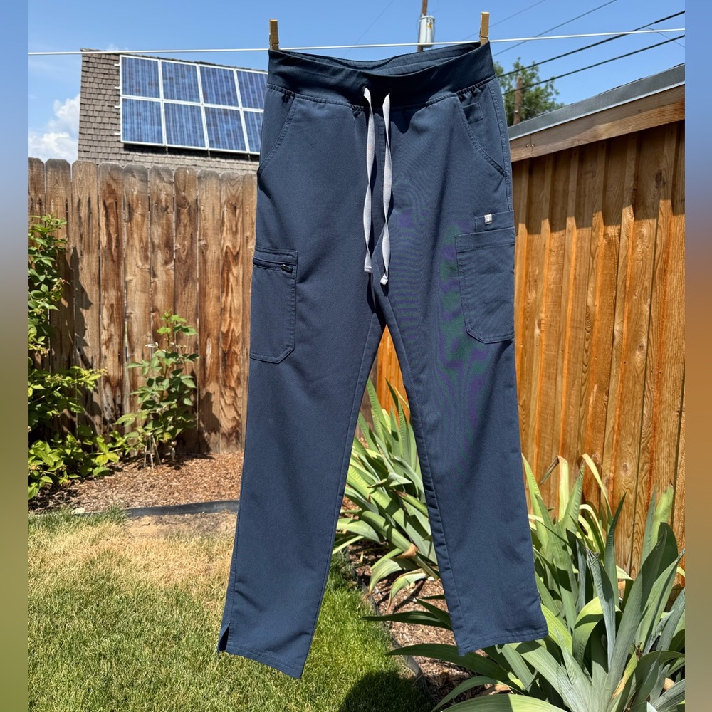 Navy Figs Scrub Pants